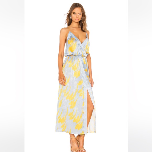 HOUSE OF HARLOW 1960 x REVOLVE (Marerna Dress in Blue Feather) - Picture 3 of 10